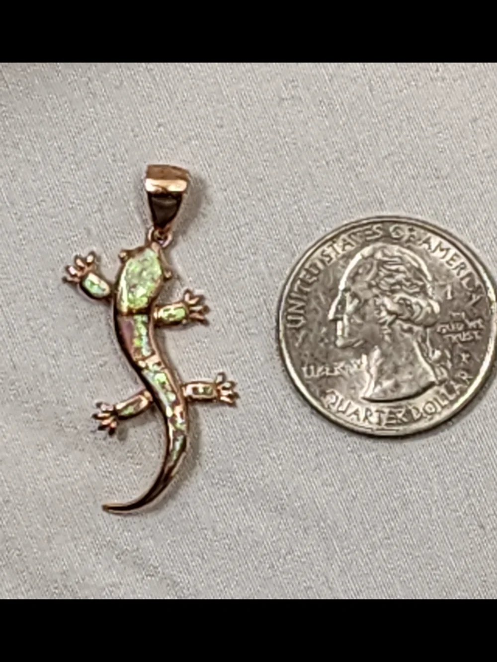 Silver Pink Fire Opal Inlay Pendant